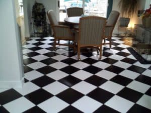 black-and-white-checkered-floor