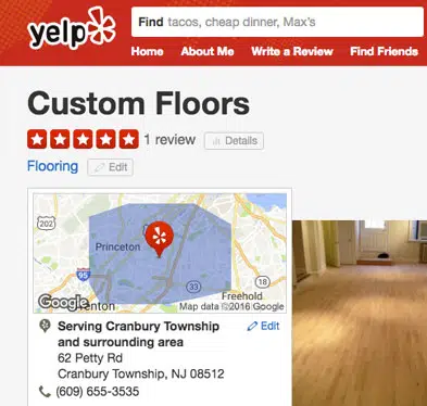 rees-custom-floors-yelp-screenshot